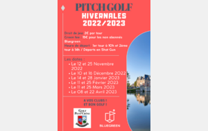 HIVERNALES Pitch&amp;Putt 25/11/2022